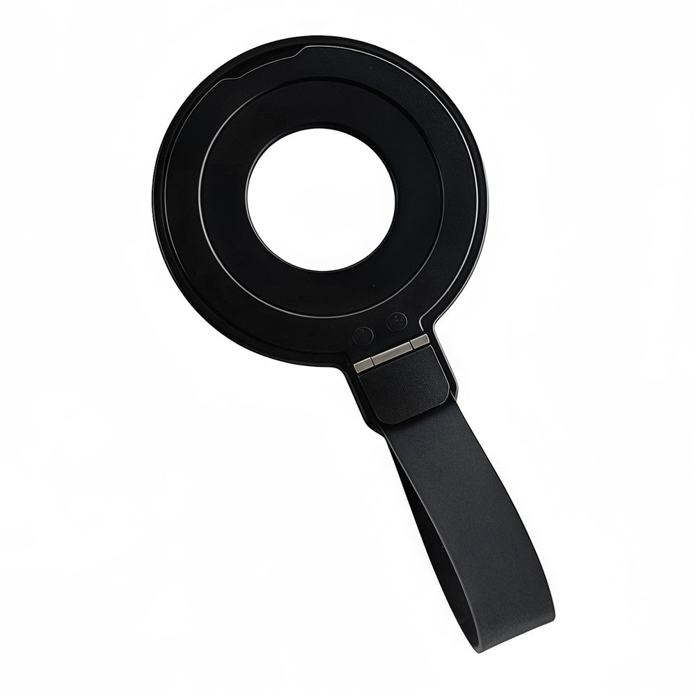 Magnetic Kickstand Metal Phone Grip Ring Holder with Finger Strap