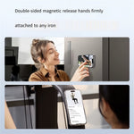 Magnetic Kickstand Metal Phone Grip Ring Holder with Finger Strap