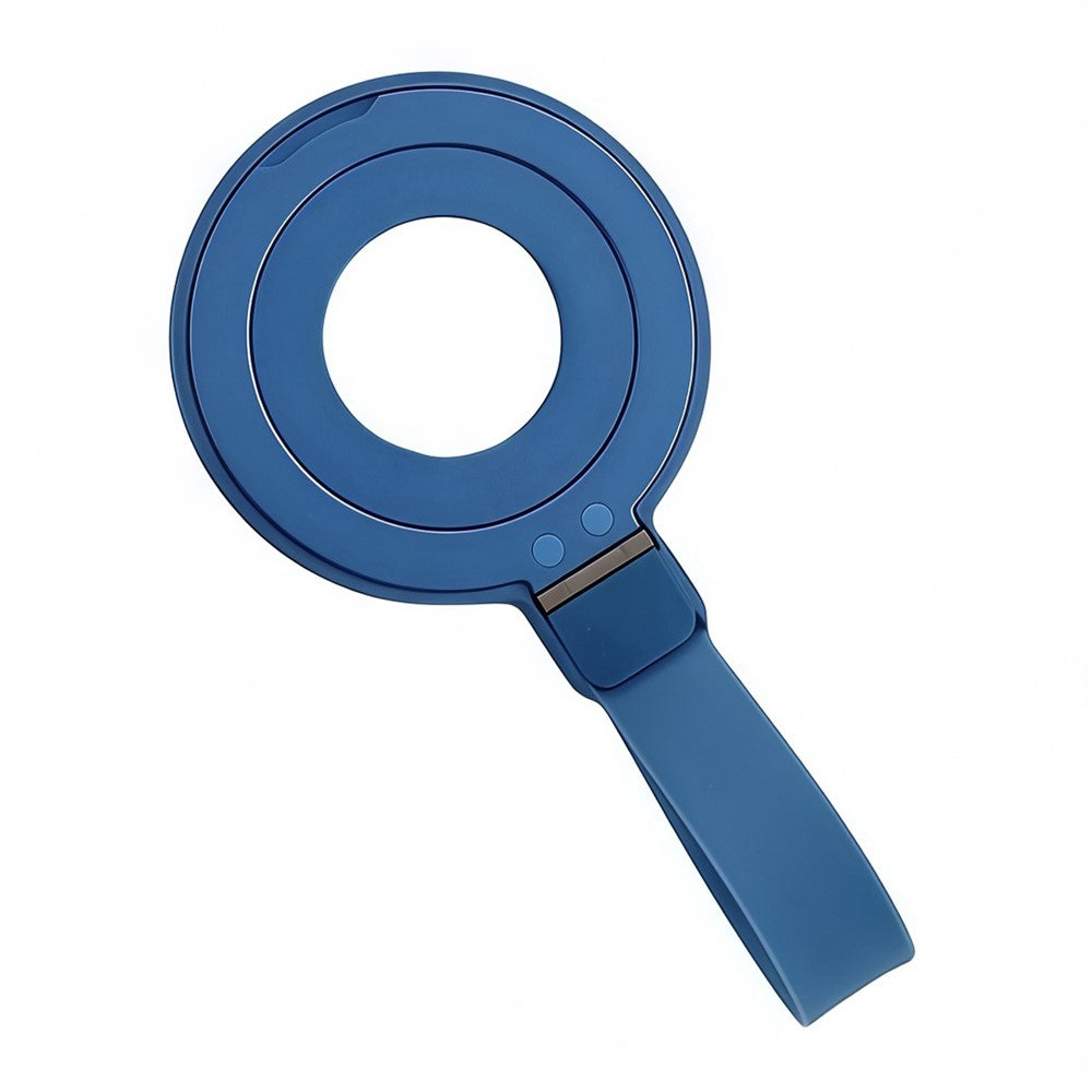 Magnetic Kickstand Metal Phone Grip Ring Holder with Finger Strap