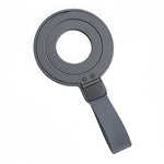 Magnetic Kickstand Metal Phone Grip Ring Holder with Finger Strap