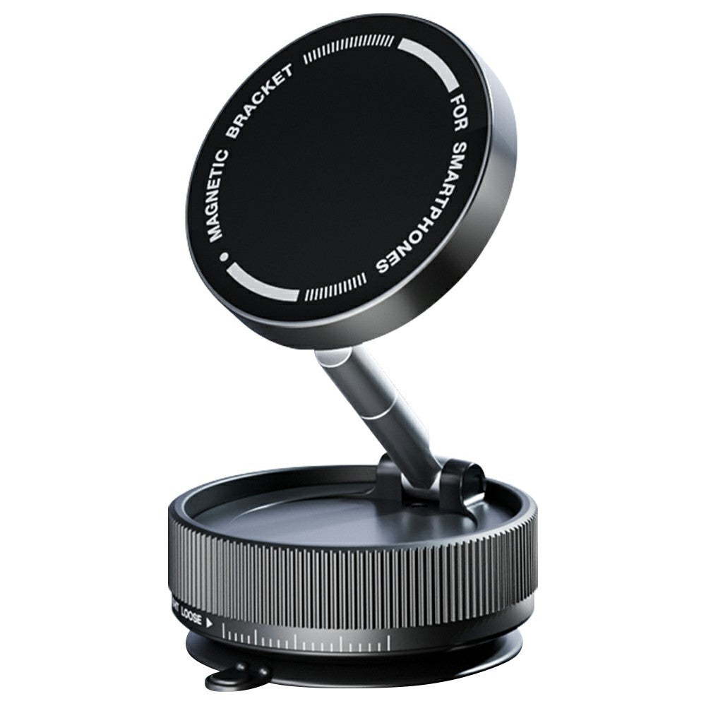 K10A Car Phone Mount Holder Foldable Rotatable Adjustable Height Double-Sided Magnetic Suction Cup