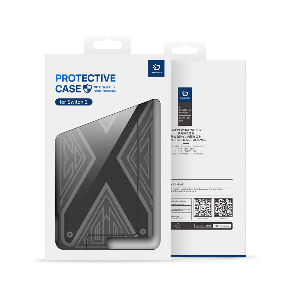 DUX DUCIS For Nintendo Switch 2 Grip Case Slim PC + TPU Case Protectors with X-Shaped Pattern