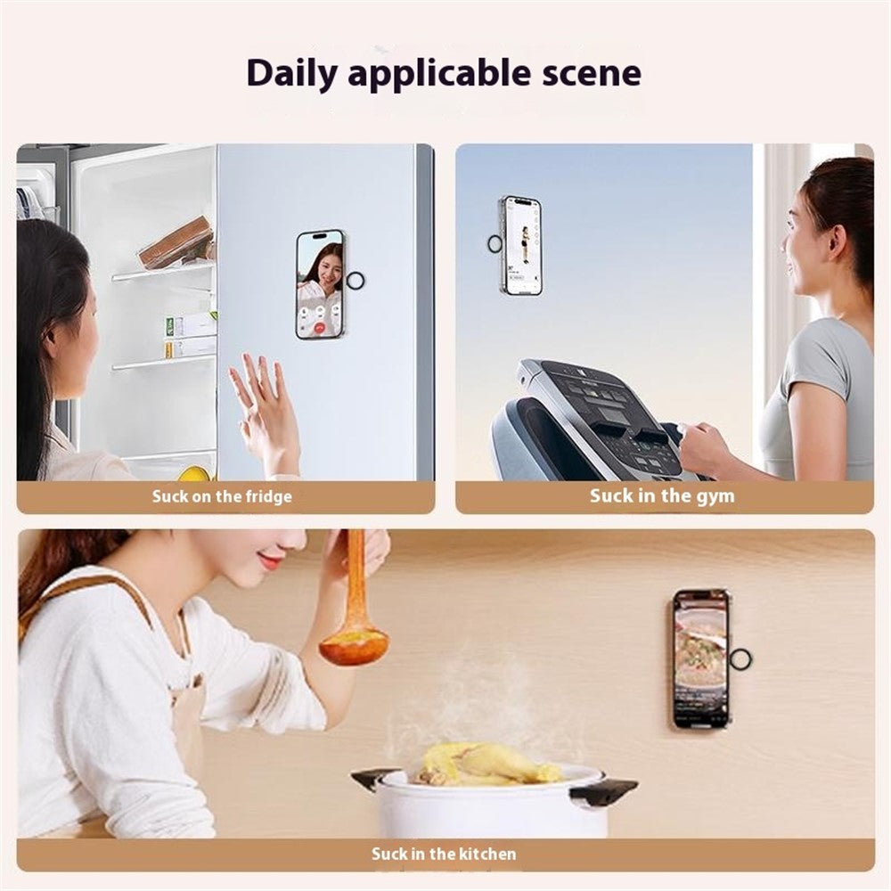 X-LEVEL Silicone Suction Cup Magnetic Phone Mount Holder Strong Magnet Hands-Free