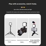 MJ88 Portable RGB Mini Square Fill Light 2000mAh Battery Photo Light with Remote Control for Phone/Camera/Live Streaming