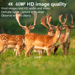 PR300 WIFI Vildtkamera 60MP 4K Video Nattesyn Infrarød IP66 Vandtæt Vildtkamera