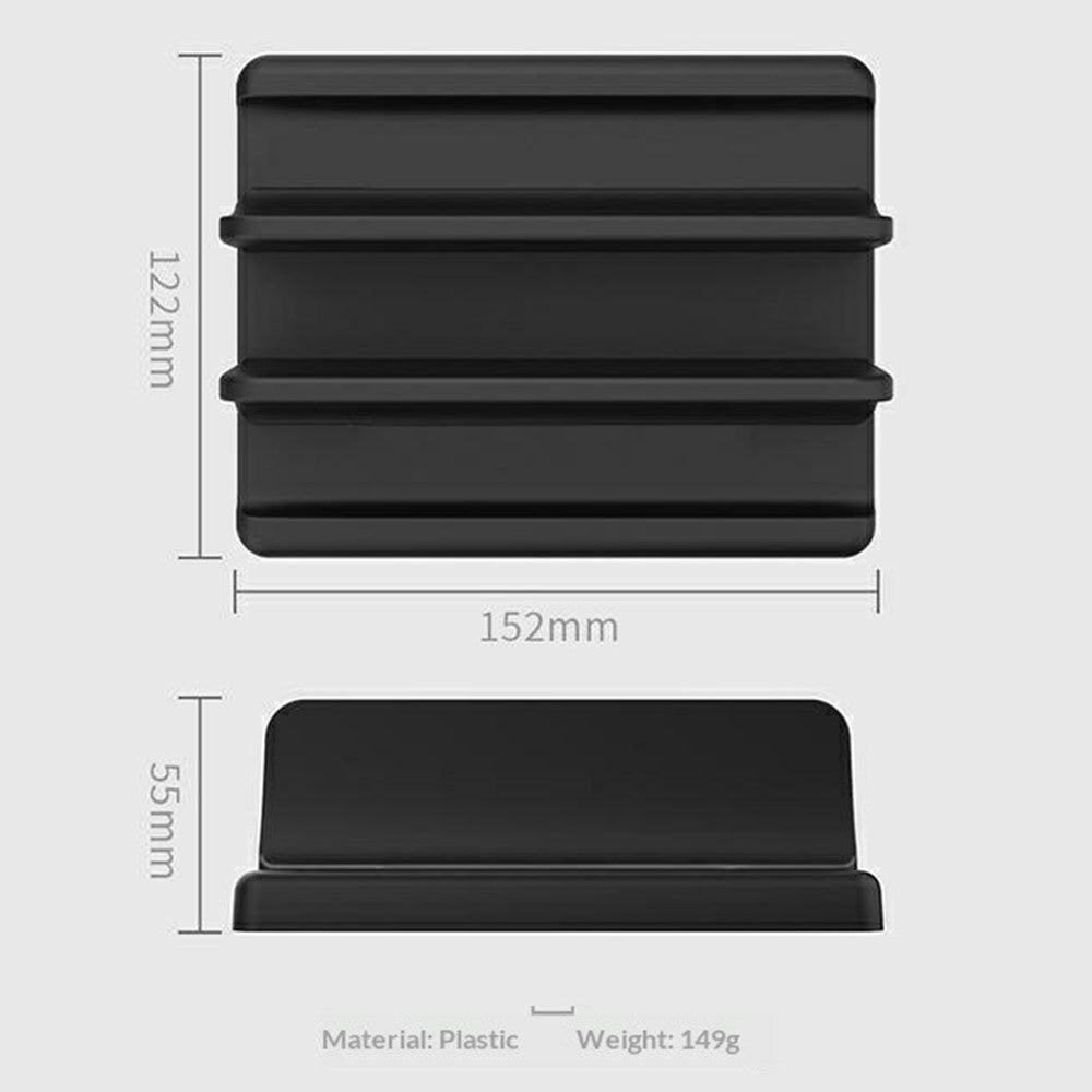 VAYDEER SZ2S011 Vertical Laptop Stand Holder Single Slot Notebook Desktop Organizer