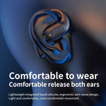 LX-09 Earhook Bluetooth-compatible Earbud for Outdoor Sports Single Ear Earbud with Noise Cancelling Mic
