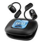 LX-80 Ear-hook Bluetooth-compatible Earbuds with Full Color Touch Screen Charging Case Noise Cancellation Sports Earbuds