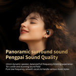 LX-80 Ear-hook Bluetooth-compatible Earbuds with Full Color Touch Screen Charging Case Noise Cancellation Sports Earbuds