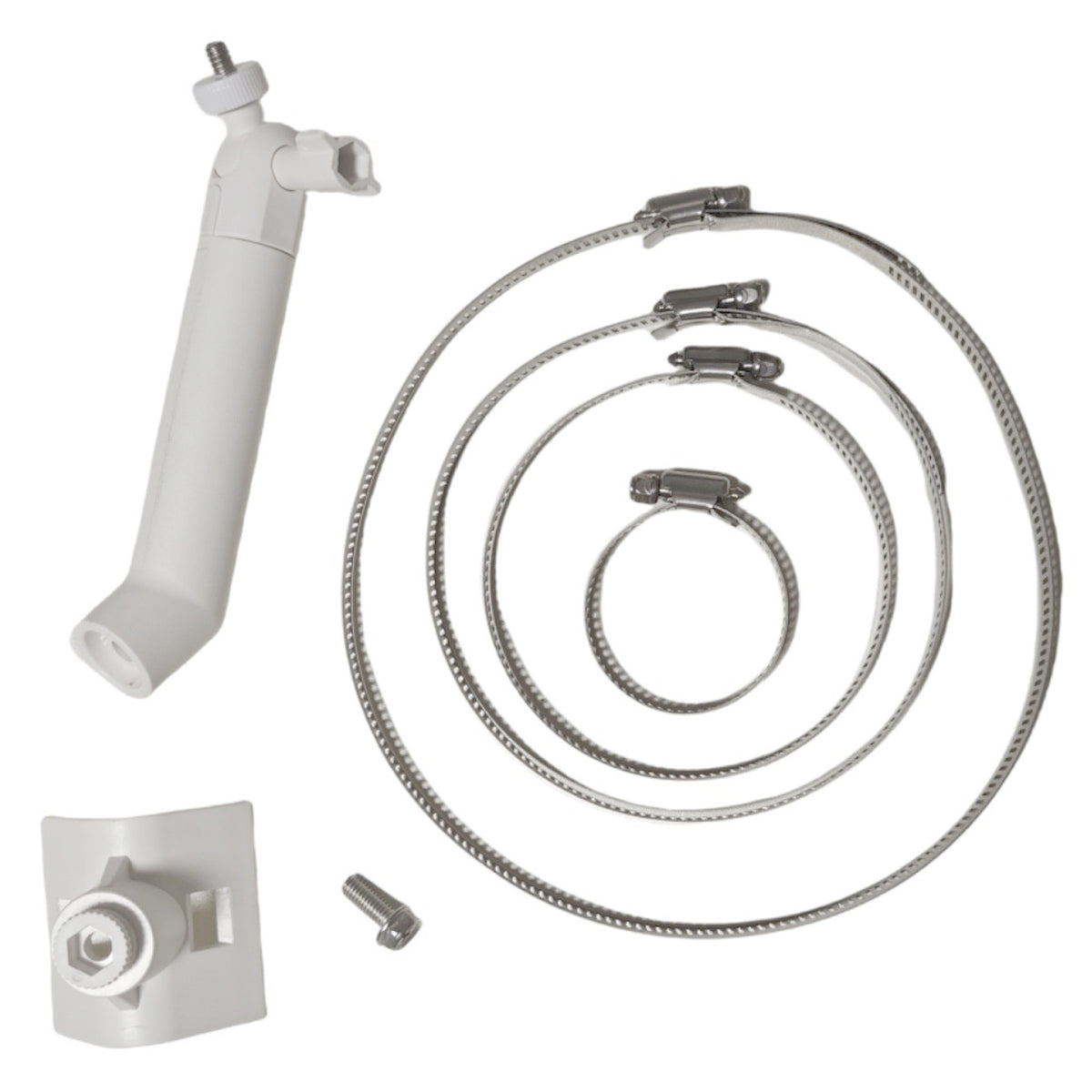 Outdoor Pole Mount 360 Degree Rotation Security Camera Bracket for Arlo / Ring / Wyze / Eufy Solar Panel
