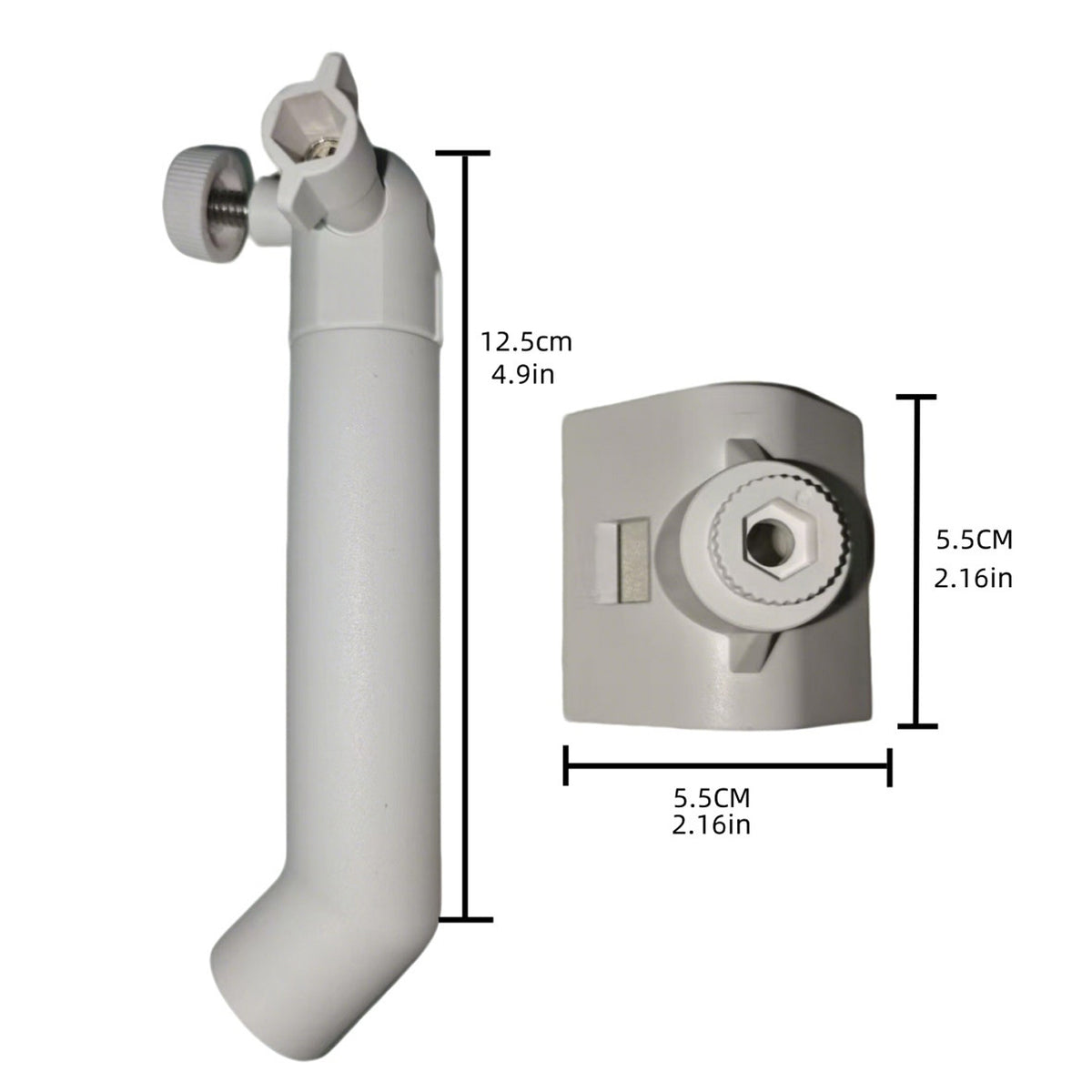 Outdoor Pole Mount 360 Degree Rotation Security Camera Bracket for Arlo / Ring / Wyze / Eufy Solar Panel