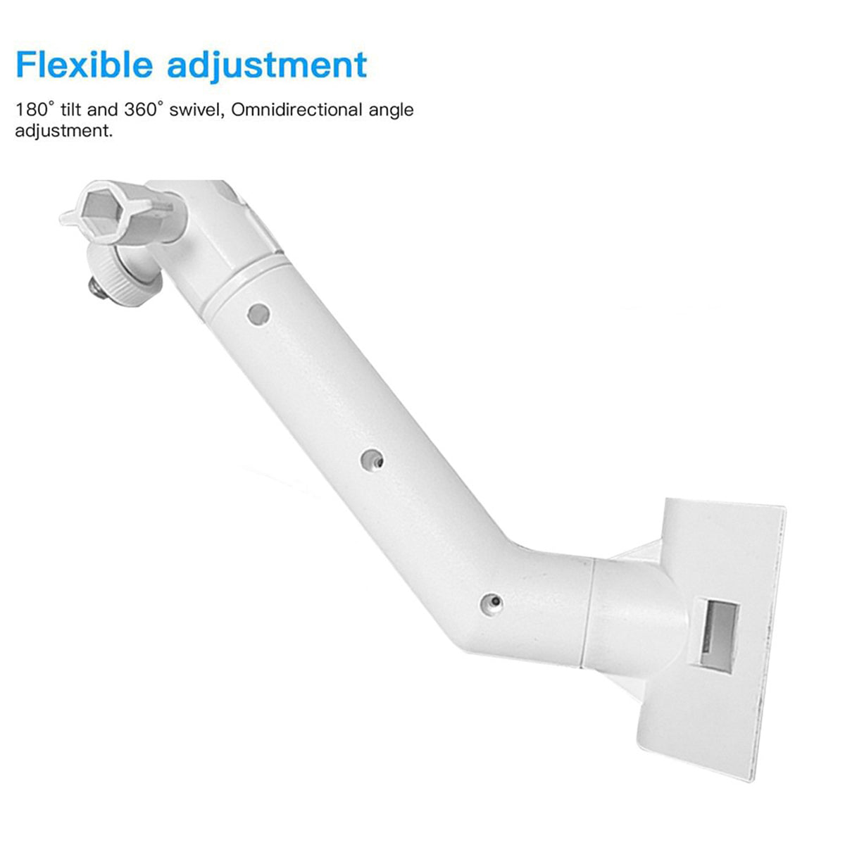 Outdoor Pole Mount 360 Degree Rotation Security Camera Bracket for Arlo / Ring / Wyze / Eufy Solar Panel