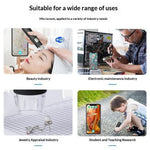 314 WiFi Digital Microscope 1000x Magnification Skin Beauty Detection Device LED Wireless Magnifier