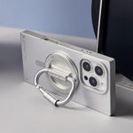 WAKCAS Carabiner Shaped Metal Magnetic Phone Stand Holder 180 Degree Adjustable Kickstand