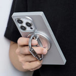 WAKCAS Carabiner Shaped Metal Magnetic Phone Stand Holder 180 Degree Adjustable Kickstand