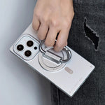 WAKCAS Carabiner Shaped Metal Magnetic Phone Stand Holder 180 Degree Adjustable Kickstand