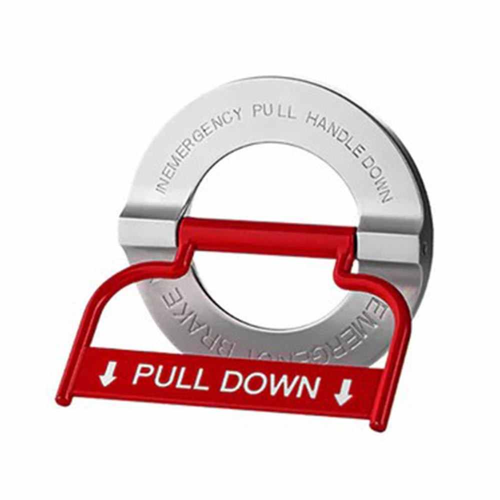 WAKCAS Emergency Red Handle Aluminum Alloy Kickstand Rotating Magnetic Phone Grip Stand