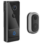 M18 Wireless Video Doorbell Camera Two Way Audio IP65 Waterproof Remote Monitor (with Memory Storage)