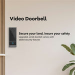 M18 Wireless Video Doorbell Camera Two Way Audio IP65 Waterproof Remote Monitor (with Memory Storage)