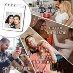 F10 Mini Locator Key Ring with 1.54 Inch E-Ink Display Bluetooth-compatible Item Finder for Luggage Keys Bags