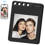 F10 Mini Locator Key Ring with 1.54 Inch E-Ink Display Bluetooth-compatible Item Finder for Luggage Keys Bags