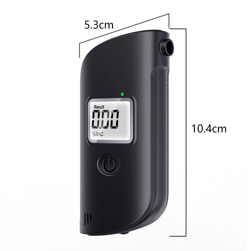 MR689 Bærbart Alkoholmeter LCD-Display Digital Alkometer med Højpræcisionssensor