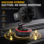 K33 Magnetic Car Phone Holder 360 Degree Rotation Vacuum Suction Dashboard Mount Anti-Vibration Stand
