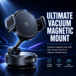 K55 Car Phone Holder 360 Degree Rotation Vacuum Suction Magnetic Mount for Dashboard Windshield