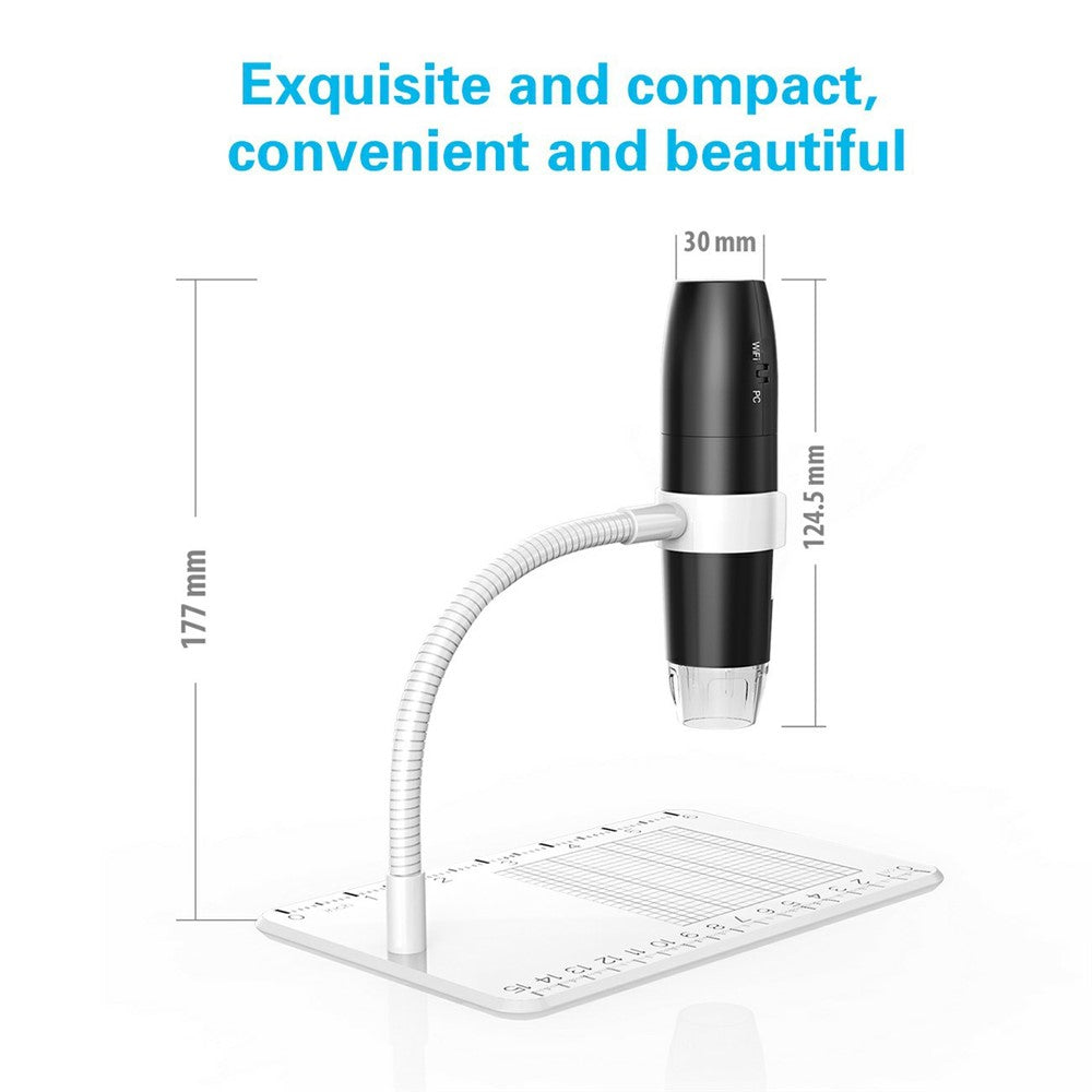 316-B WiFi Digital Microscope 50X-1000X 2MP 1080P HD Portable Handheld Magnifier for PCB Repair