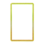 GW18 for PSA Card Slab Protector Case TPU Frame + PC Back Panel 35PT Standard Size Shockproof Gradient Glitter Cover