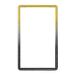 GW18 for PSA Card Slab Protector Case TPU Frame + PC Back Panel 35PT Standard Size Shockproof Gradient Glitter Cover