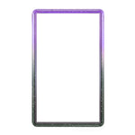 GW18 for PSA Card Slab Protector Case TPU Frame + PC Back Panel 35PT Standard Size Shockproof Gradient Glitter Cover