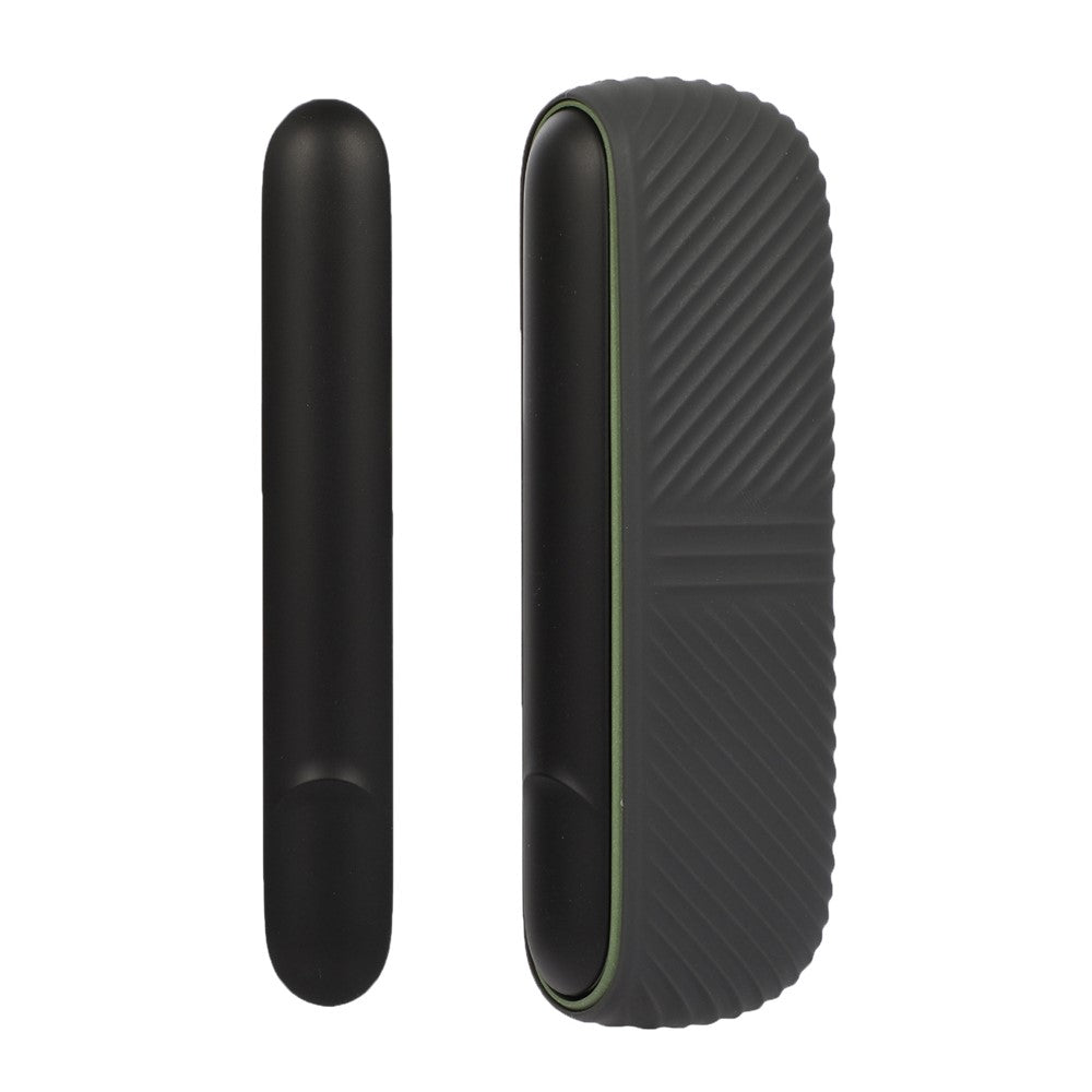 For IQOS ILUMA E-cigarette Soft Silicone Protective Case Anti-scratch Shell + Side Cover