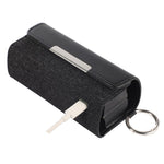 For IQOS ILUMA E-cigarette Portable Leather Protective Case Drop-proof Cover Storage Bag with Ring Buckle