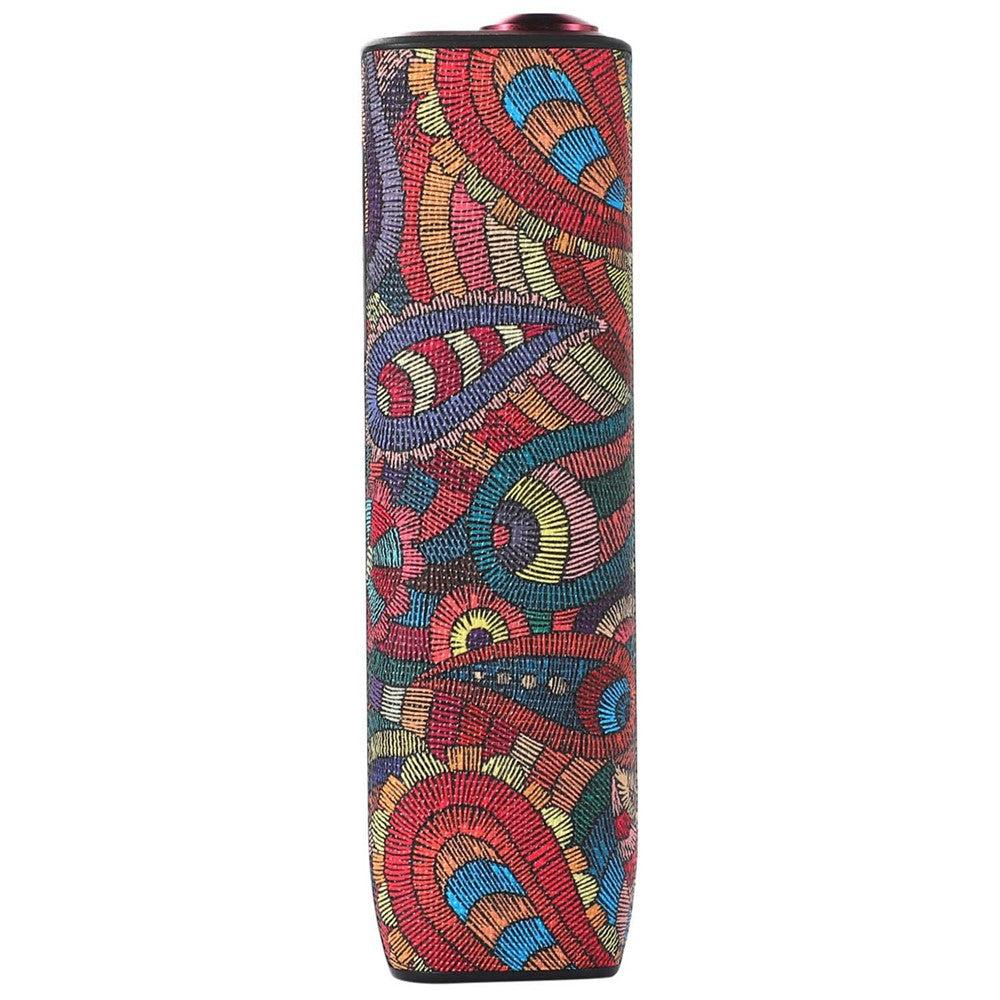 For IQOS ILUMA ONE Stylish Pattern E-cigarette Drop-proof Cover TPU+PU Leather Anti-scratch Case