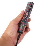 For IQOS ILUMA ONE Stylish Pattern E-cigarette Drop-proof Cover TPU+PU Leather Anti-scratch Case