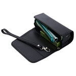 Microfiber Leather Storage Bag for IQOS ILUMA , Portable Cigarette Carrying Case with Strap