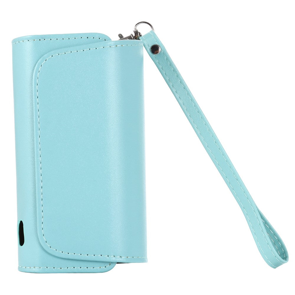 Microfiber Leather Storage Bag for IQOS ILUMA , Portable Cigarette Carrying Case with Strap