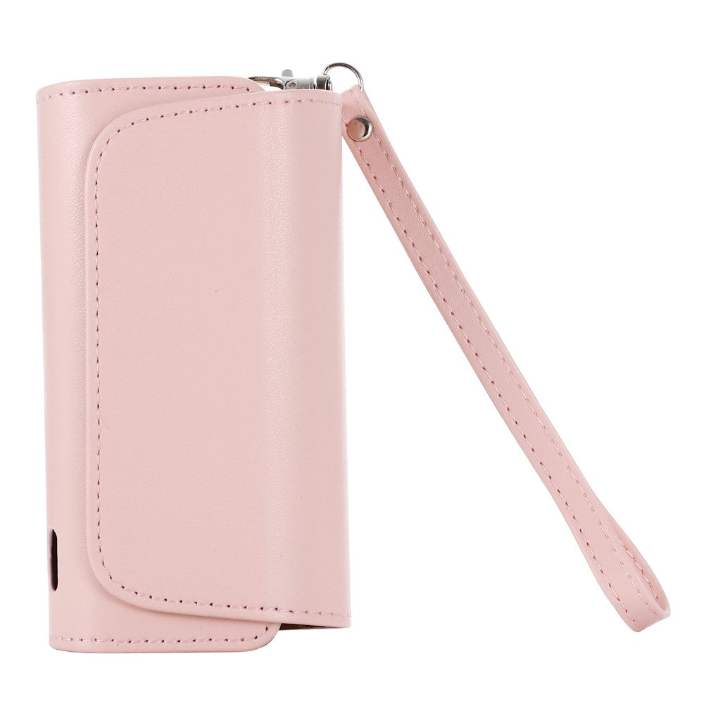 Microfiber Leather Storage Bag for IQOS ILUMA , Portable Cigarette Carrying Case with Strap