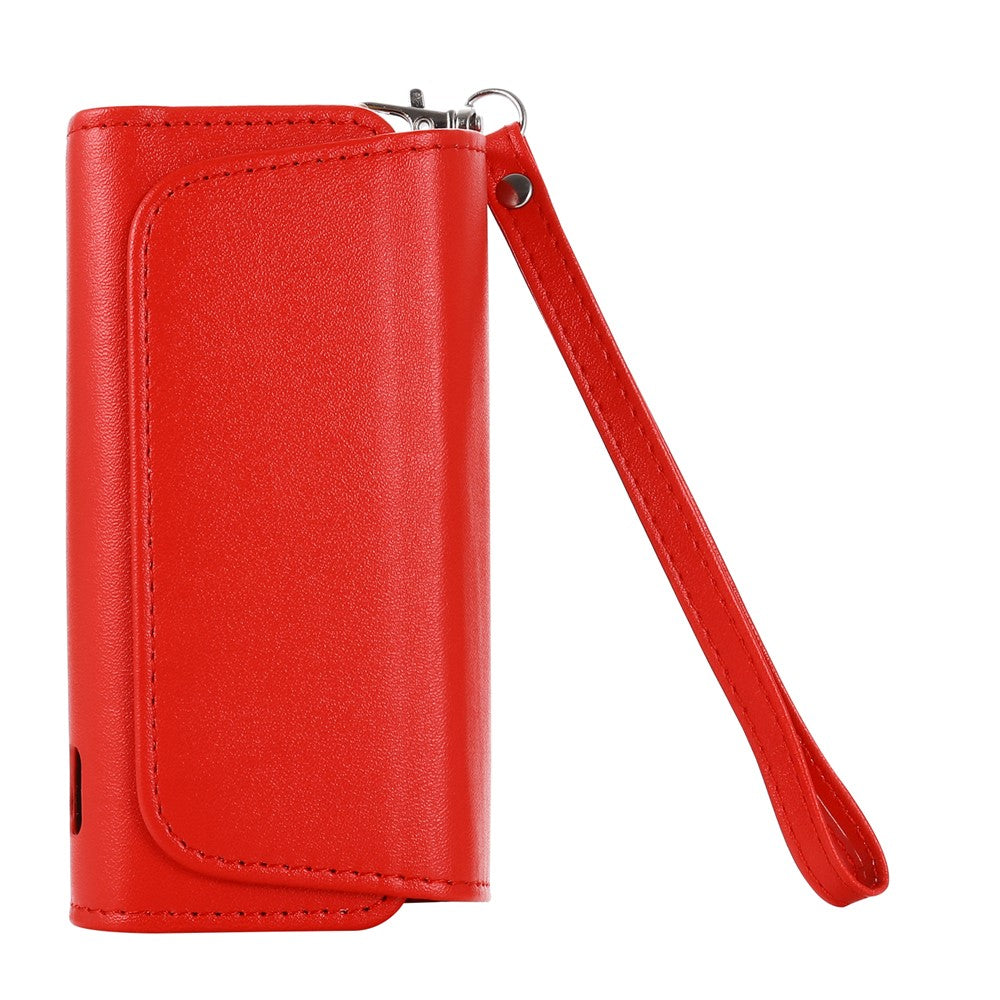 Microfiber Leather Storage Bag for IQOS ILUMA , Portable Cigarette Carrying Case with Strap