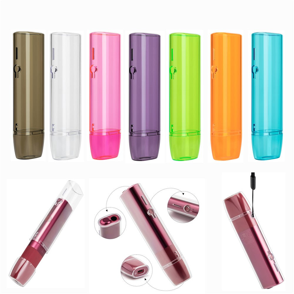 For IQOS ILUMA ONE Hard PC Protective Case E-cigarette Drop-proof Cover with Lanyard