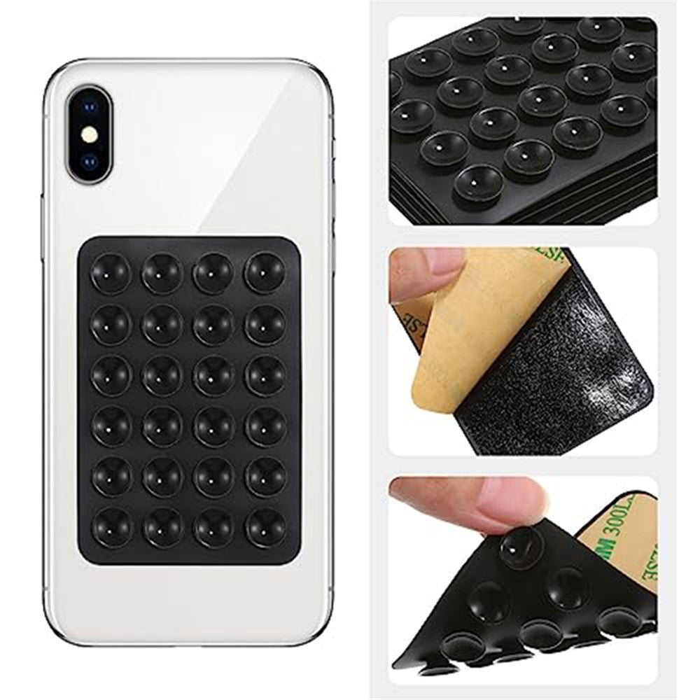 10Pcs Suction Phone Holder for Mirror Silicone Suction Cup Adhesive Mount