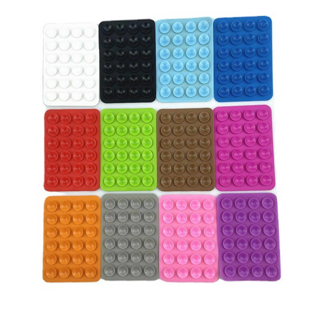 10Pcs Suction Phone Holder for Mirror Silicone Suction Cup Adhesive Mount