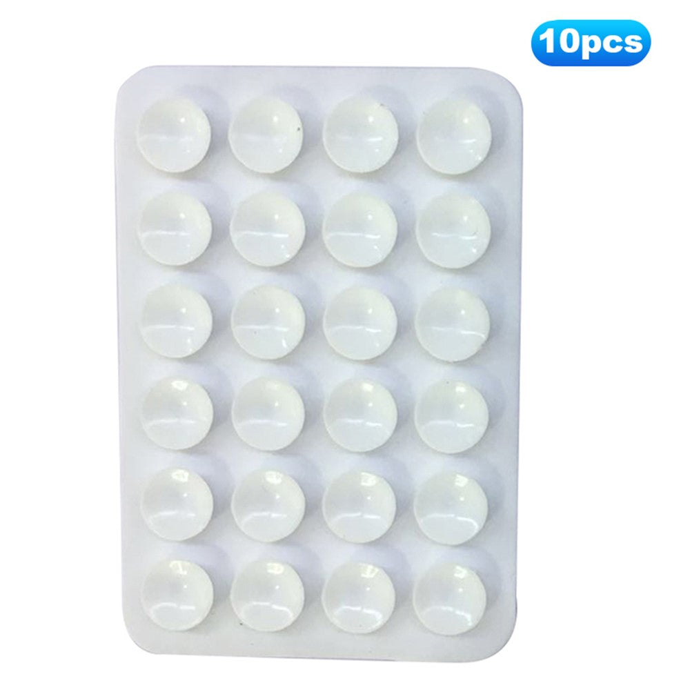 10Pcs Suction Phone Holder for Mirror Silicone Suction Cup Adhesive Mount