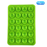 10Pcs Suction Phone Holder for Mirror Silicone Suction Cup Adhesive Mount