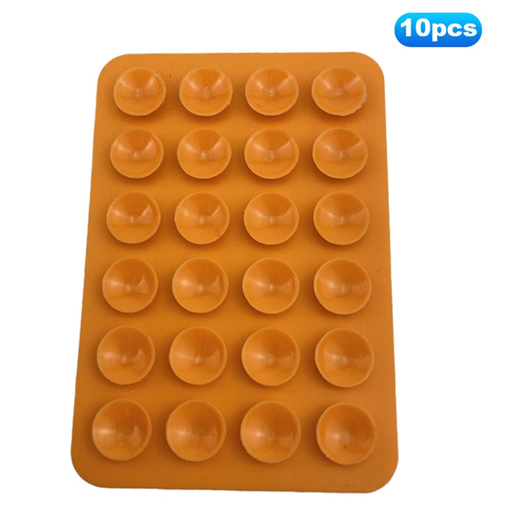 10Pcs Suction Phone Holder for Mirror Silicone Suction Cup Adhesive Mount