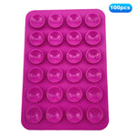 10Pcs Suction Phone Holder for Mirror Silicone Suction Cup Adhesive Mount