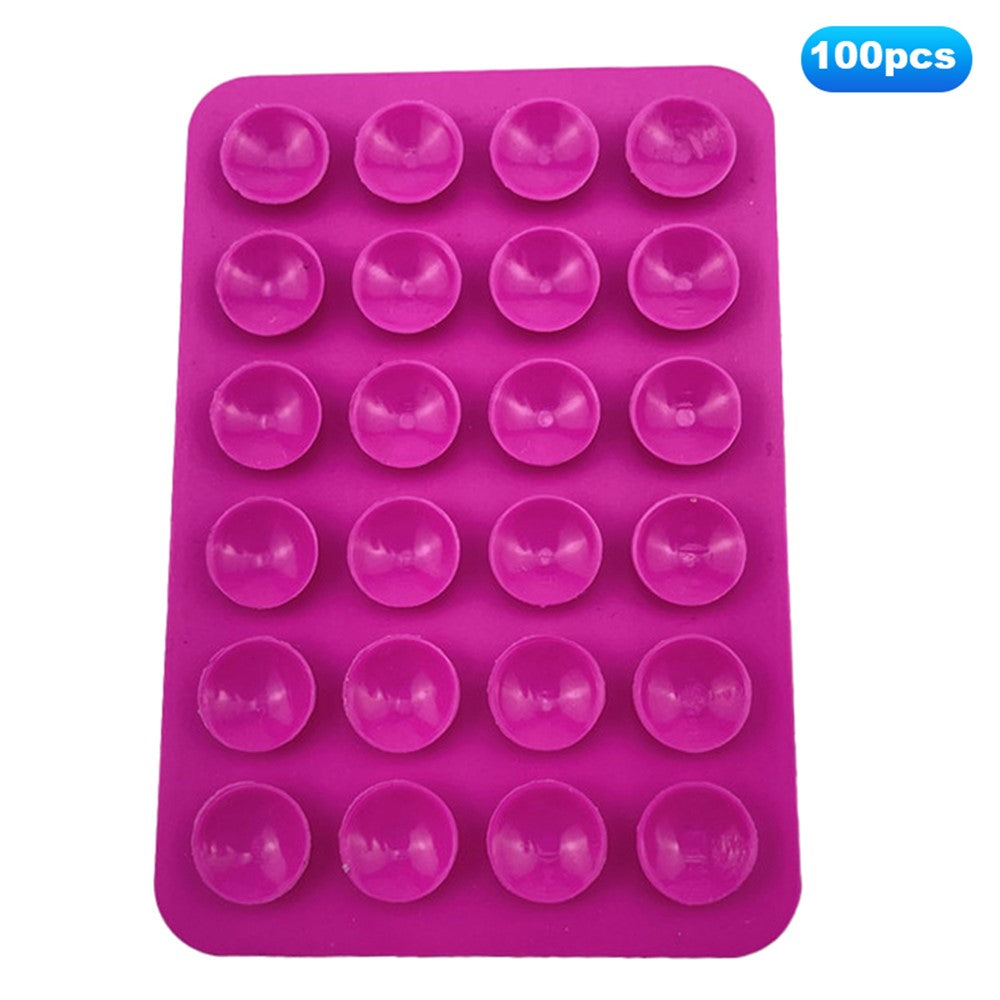 10Pcs Suction Phone Holder for Mirror Silicone Suction Cup Adhesive Mount