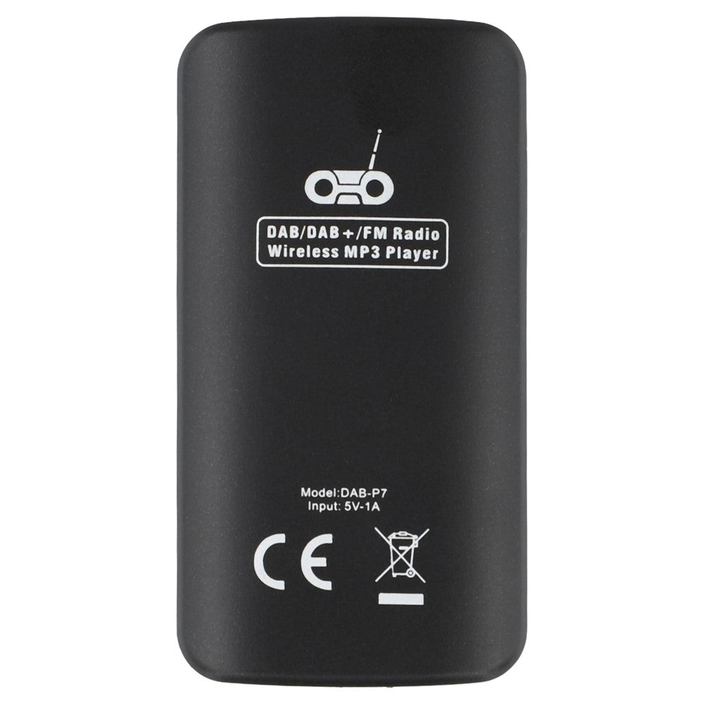 DAB-P7 Portable DAB Bluetooth-compatible Digital Radio Player MP3 Player Supports FM Radio TF Card