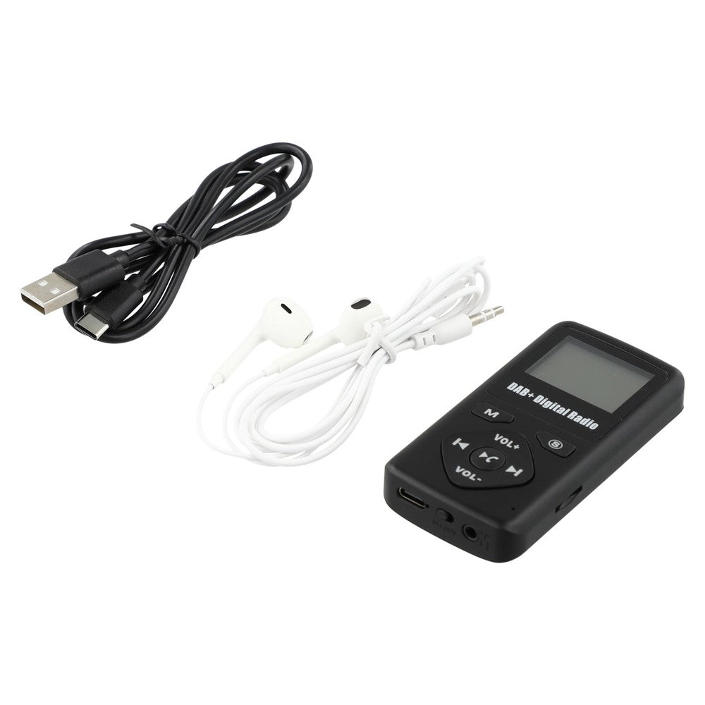 DAB-P7 Portable DAB Bluetooth-compatible Digital Radio Player MP3 Player Supports FM Radio TF Card